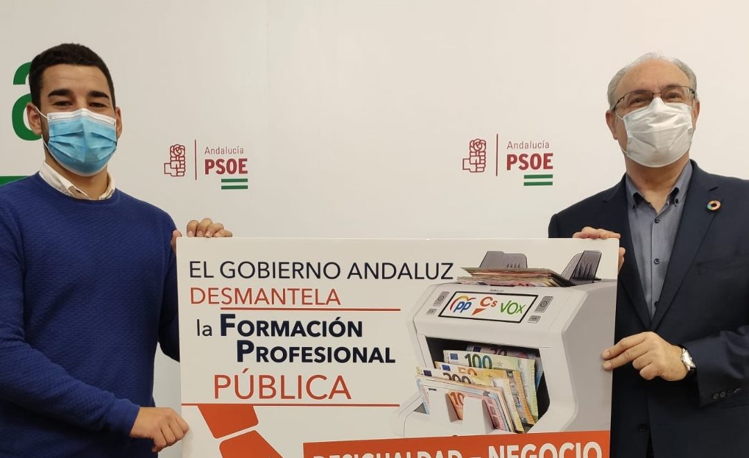 El PSOE y JSA Córdoba denuncian la falta de oferta pública en enseñanzas de formación profesional