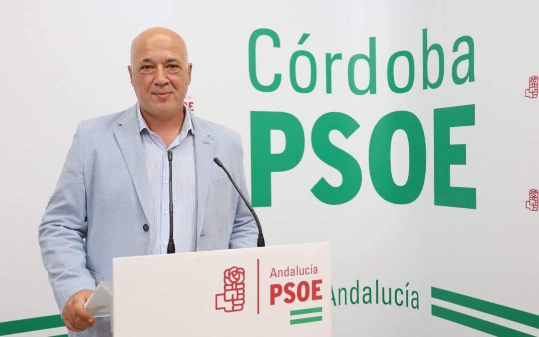 El PSOE de Córdoba critica el maltrato de Moreno Bonilla a la educación y sanidad públicas
